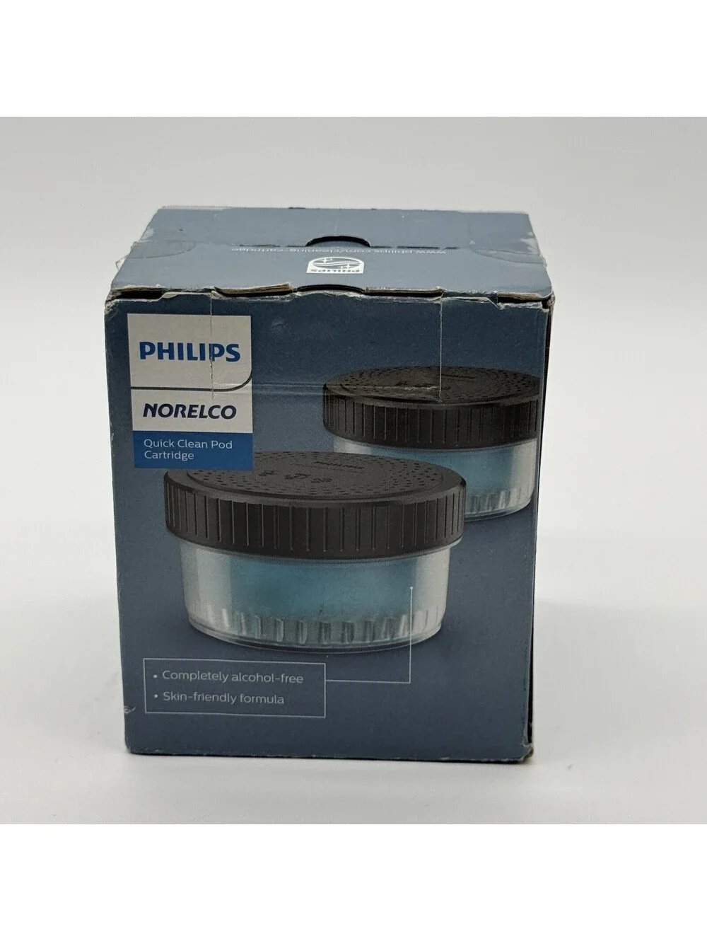 Philips Norelco Quick Clean Pod Cleaning Cartridges 2 Pack CC12/52 New